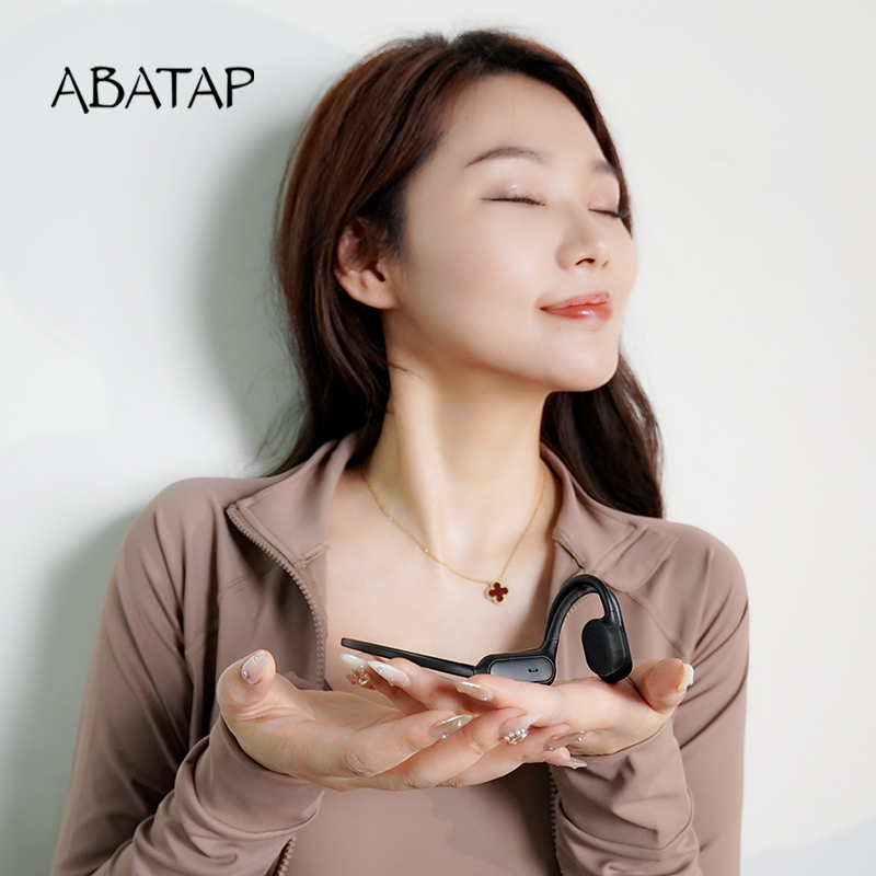 ABATAP 真骨传导蓝牙耳机 跑步运动型不入耳无线防水防汗挂耳式N6