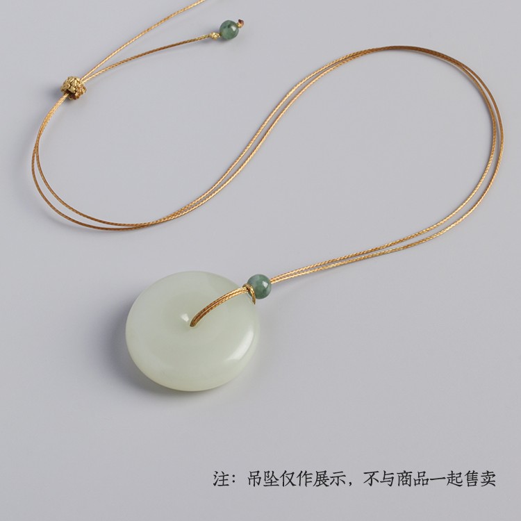 非金属布艺吊坠 0.5m极细项链绳小孔平安扣玉坠绳戒指绳吊坠挂绳