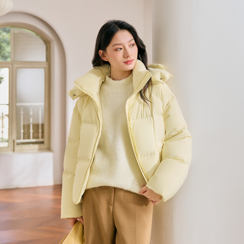 波司登2024秋冬季女士新款时尚百搭休闲可爱风宽松阔版羽绒服