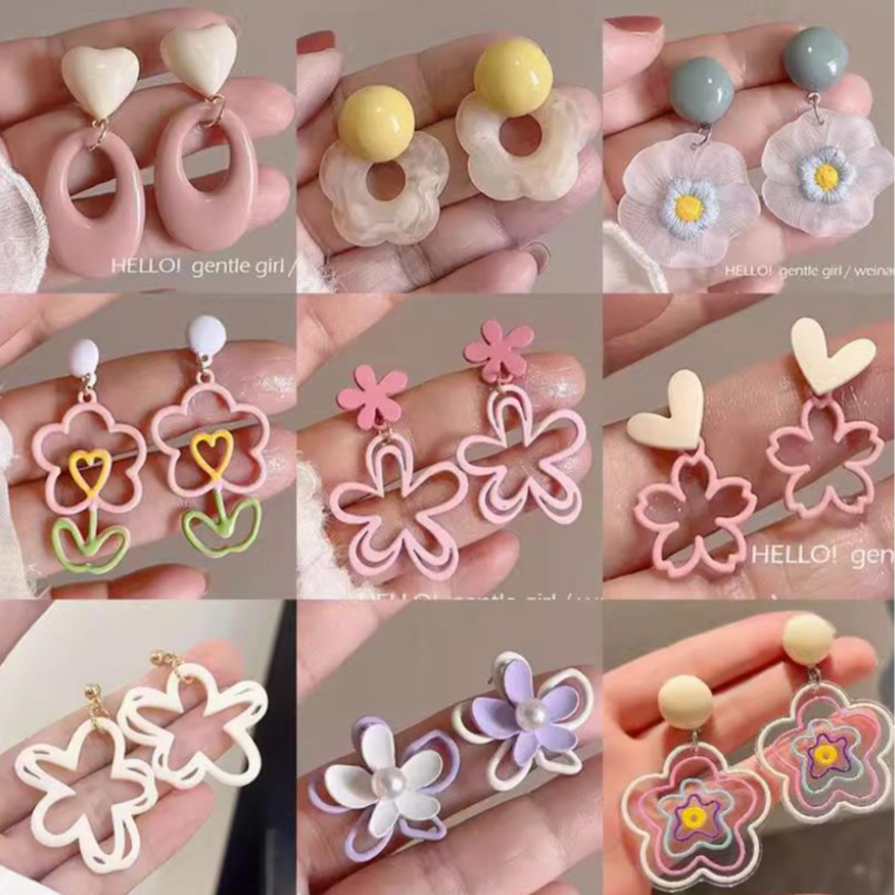 合金耳饰 1-40   时尚耳环~以直播间为准