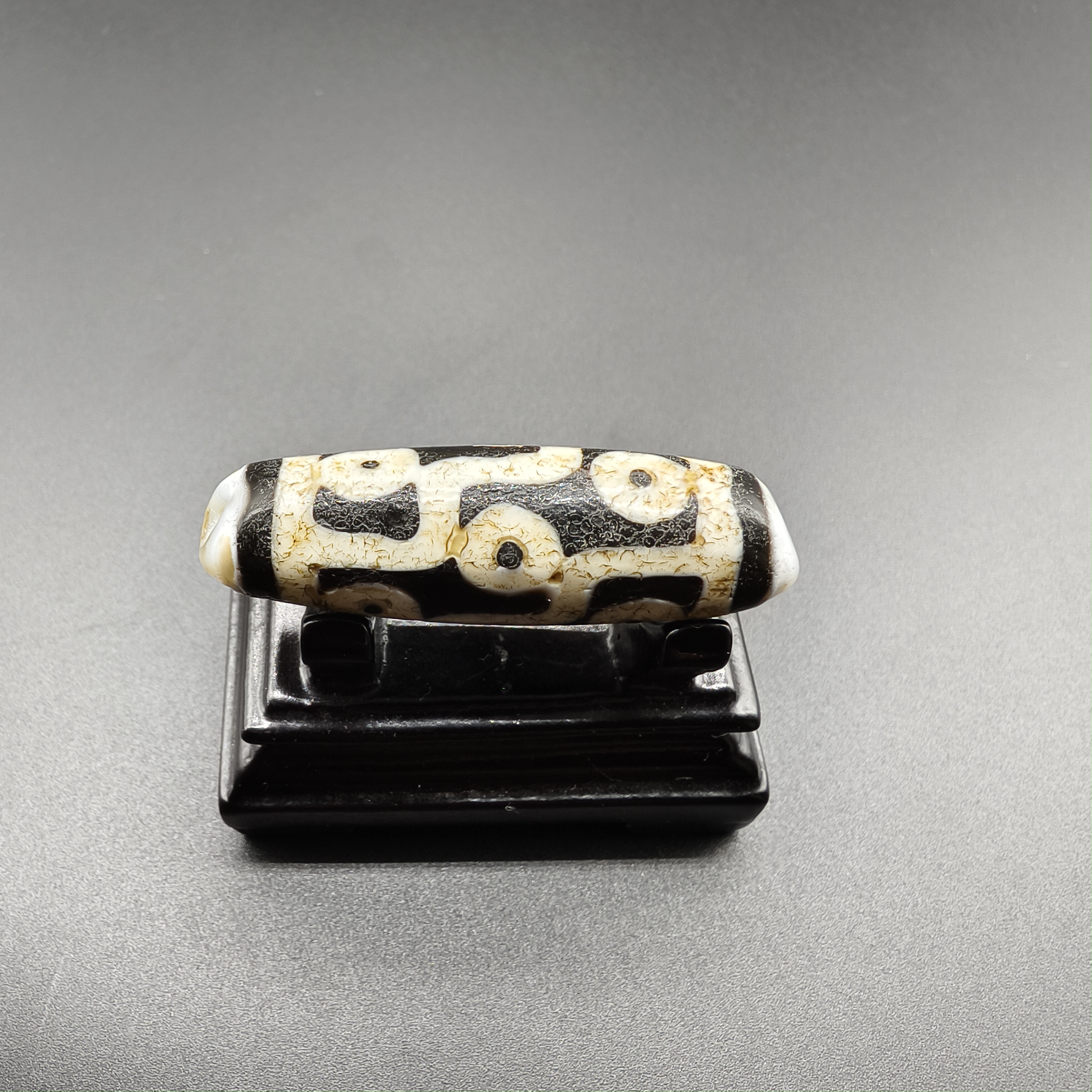 焱玉阁珠宝藏传回流精品手工百搭玛瑙折线九眼吊坠佩珠佩饰