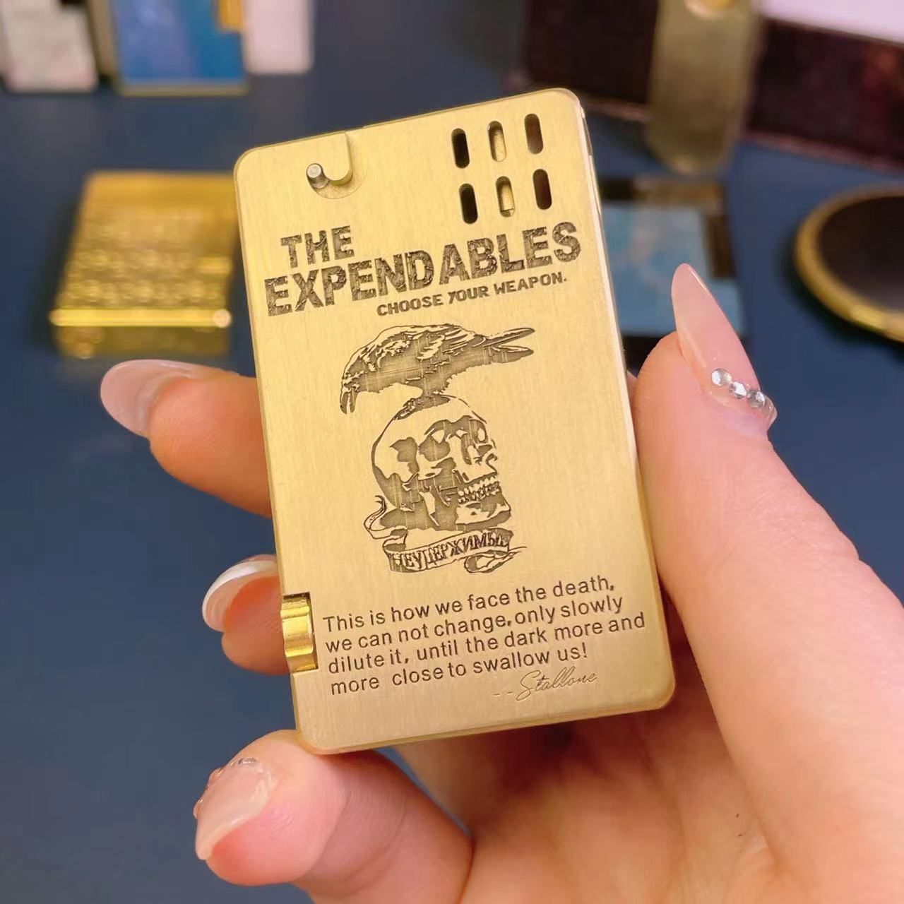 艾斯普里黄铜煤油打火机老式复古打火机