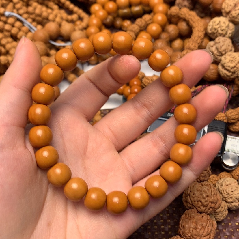 直播专享 老型极限弧10mm左右猴头核桃手串（微返油黑点介意勿拍）