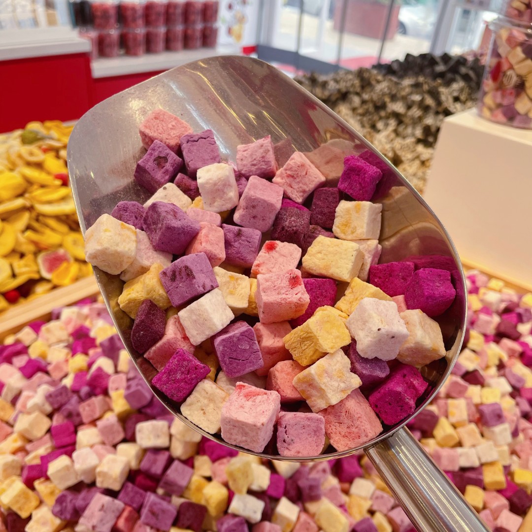 薛记炒货冻干酸奶块什锦混合口味40g 多口味酥脆可口果香浓郁水果