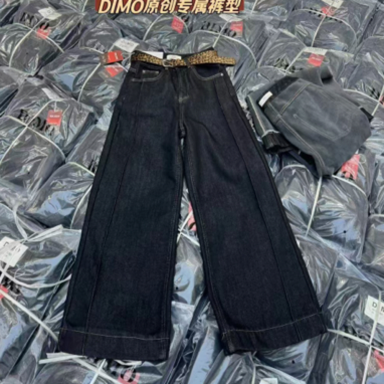 新款时尚加厚加绒牛仔裤