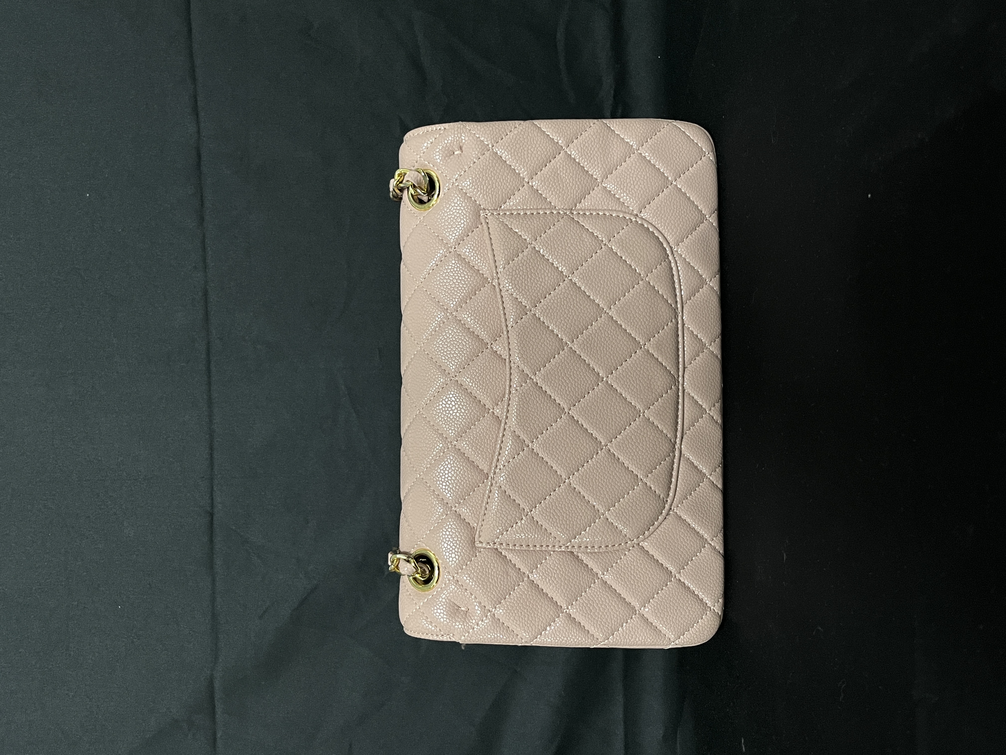 LQ-WITH-QUEEN真皮女包链条菱格粉色-10111