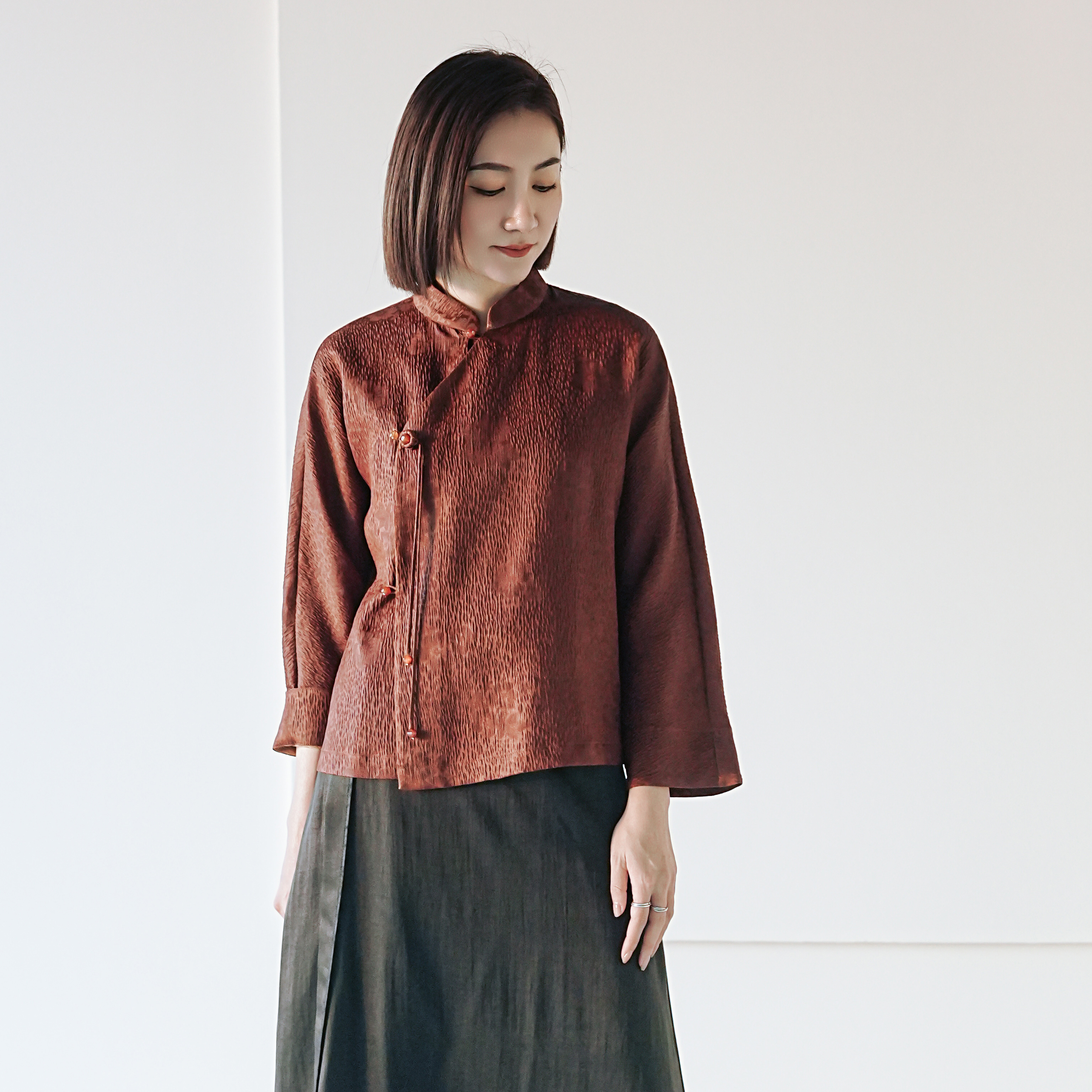 【栖香锦】“神游何缥缈，形蜕亦飞扬”设计师款 新中式 上衣