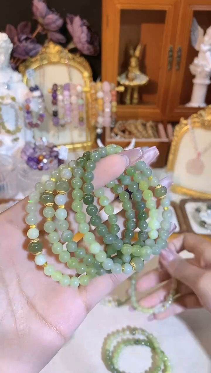 【闪购商品】和田玉手链银S925镶嵌和田玉手链1665