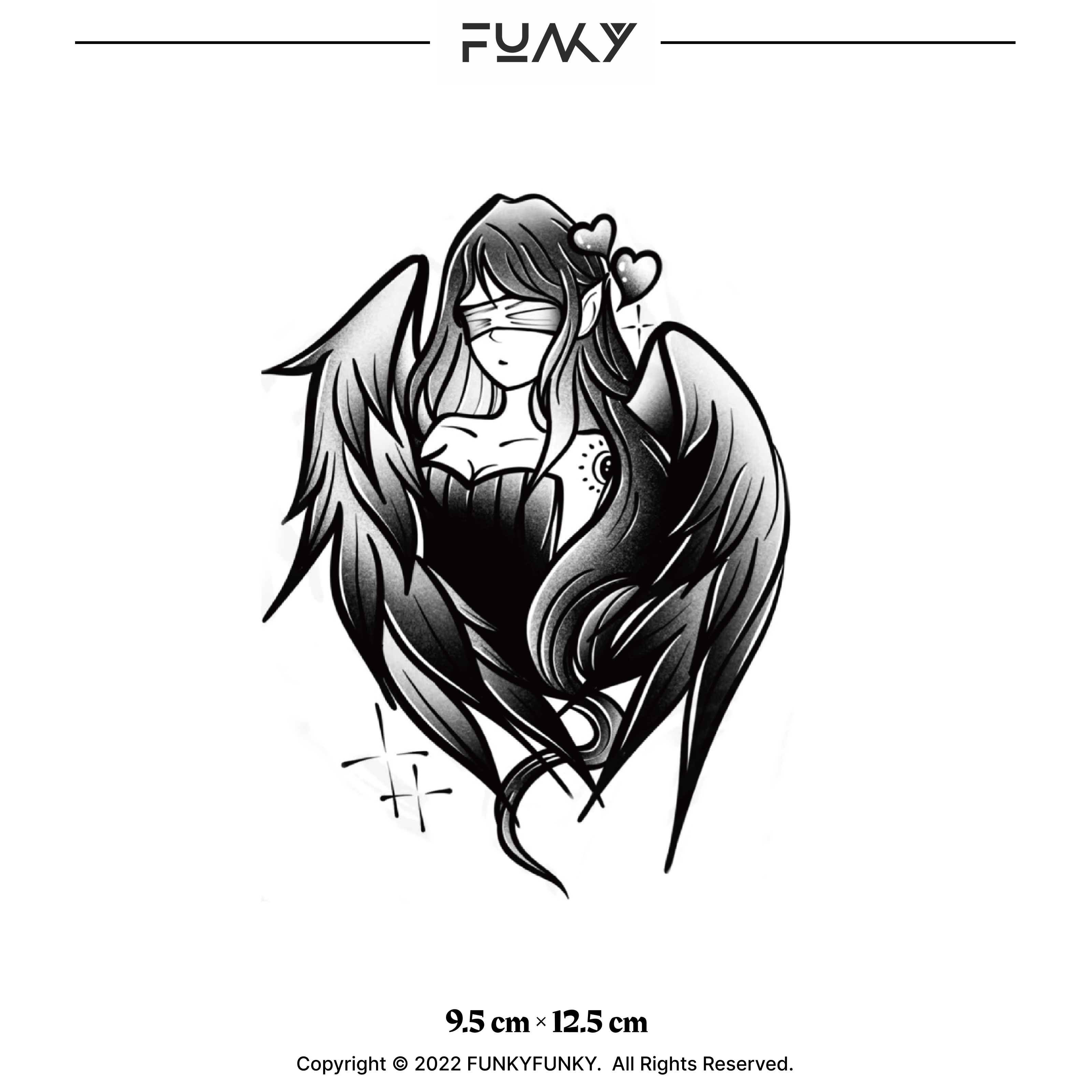 魔女 草本纹身贴男女高级感半臂防水防汗不反光持久逼真图案