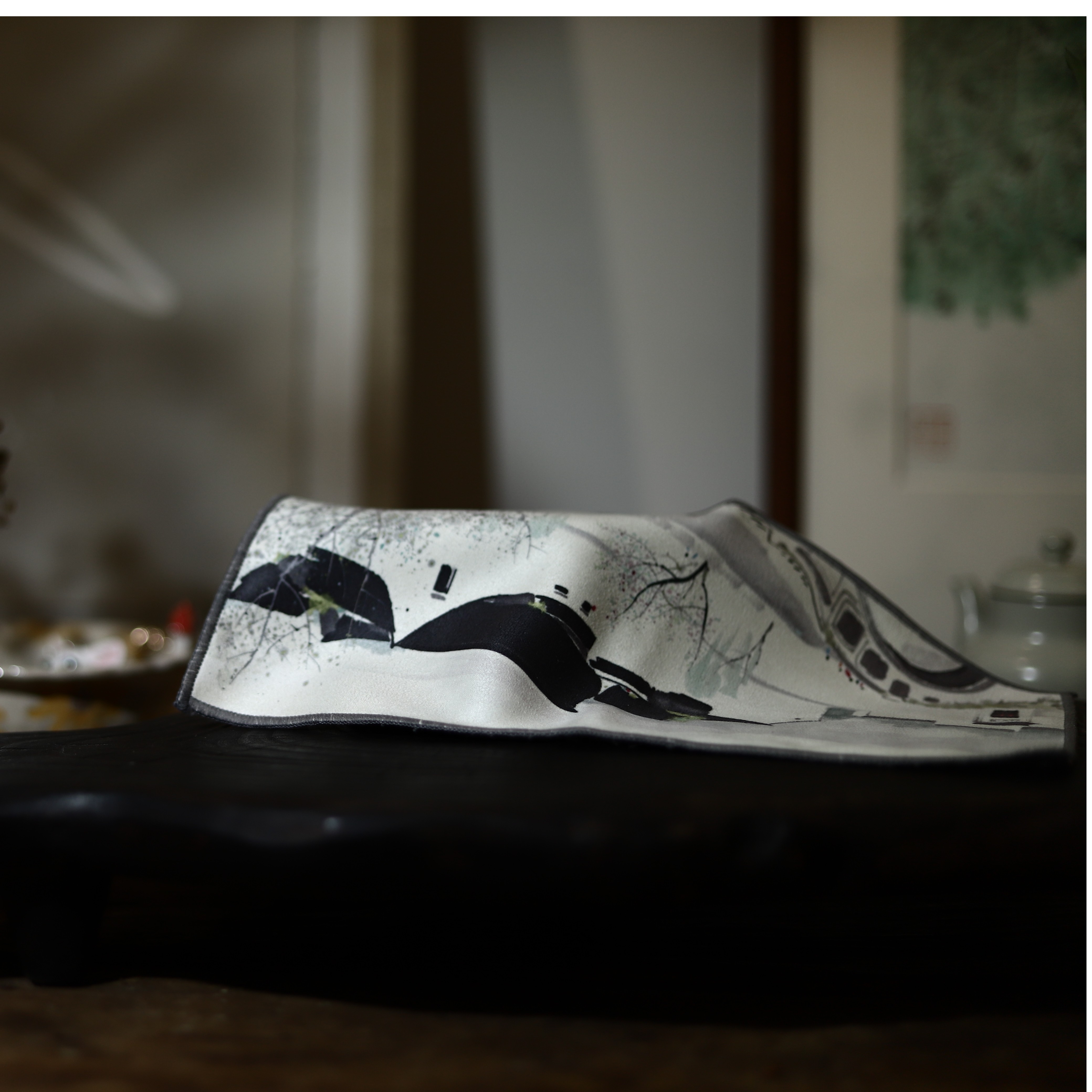 茶周边·古镇风韵 江南水乡·茶巾·