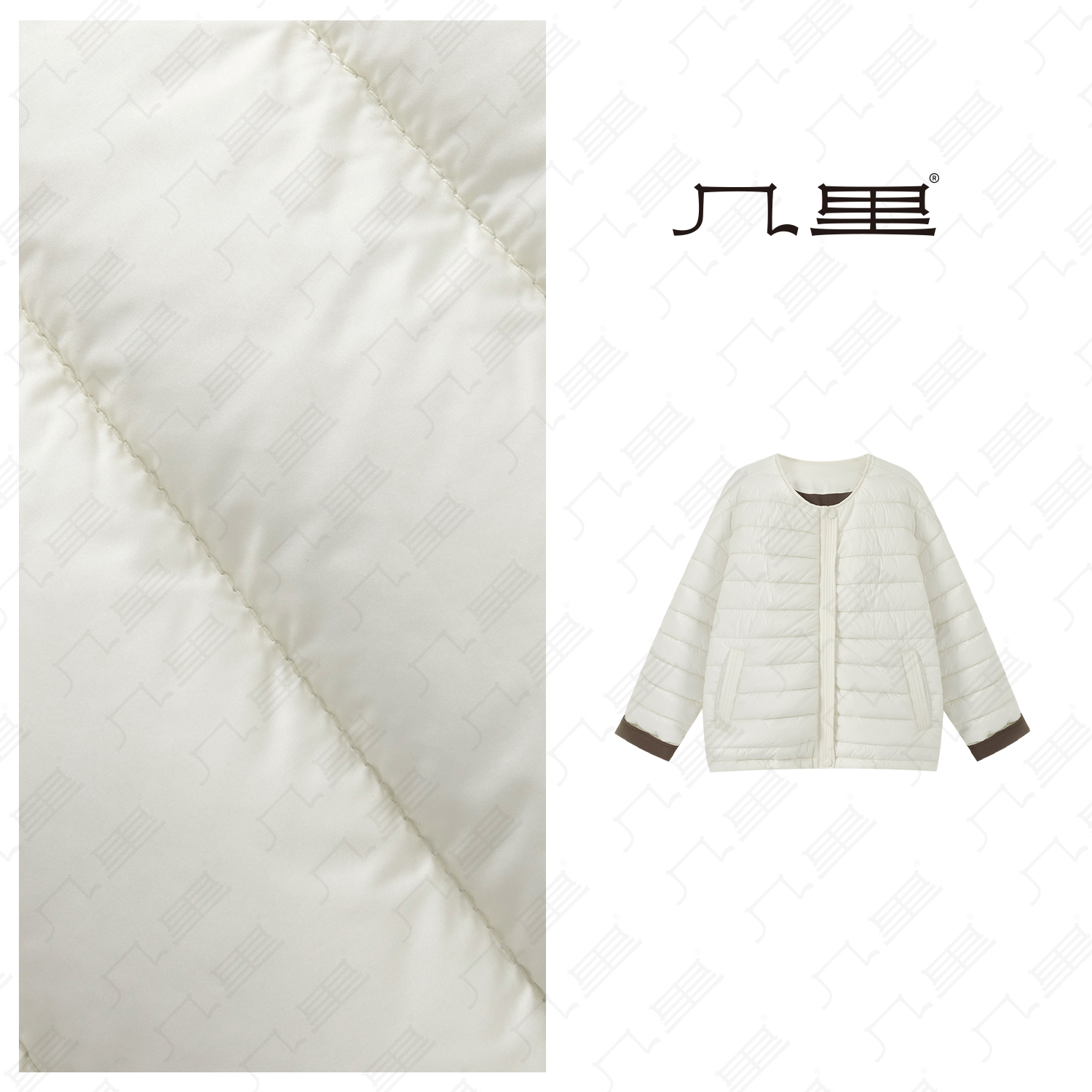 几里与麻【轻盈排骨款】轻软百搭棉衣棉服 衣长60 胸围126 1113050