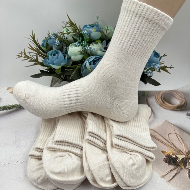 8双装大码44-47米白色百搭运动袜ins棉纱袜舒适透气袜子