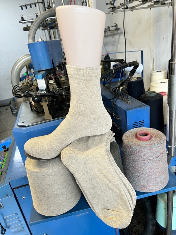 38-42码干爽麻棉精品袜 吸汗干洁舒爽舒适8双装