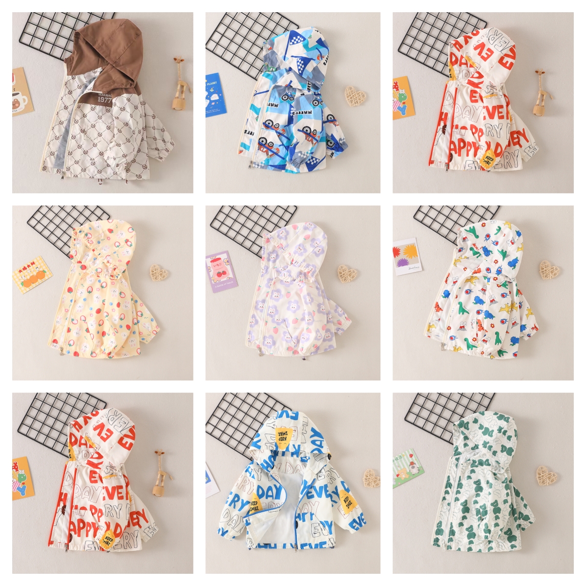 童梦婴花【秋季新品】夹克尝鲜儿童外套套装舒适保暖童装宝宝春夏秋