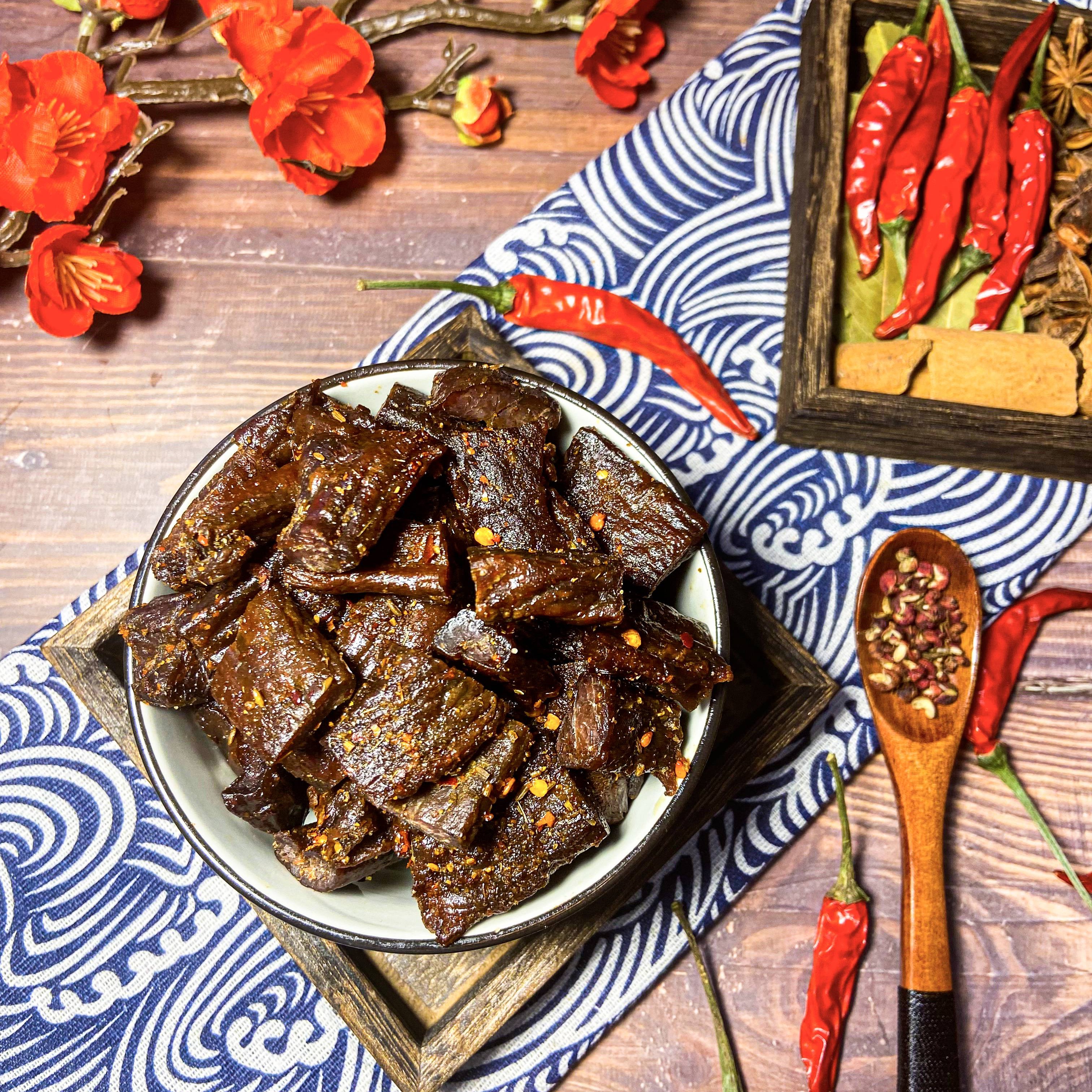 古街草原风干牛肉边角料自然风干厂家直发