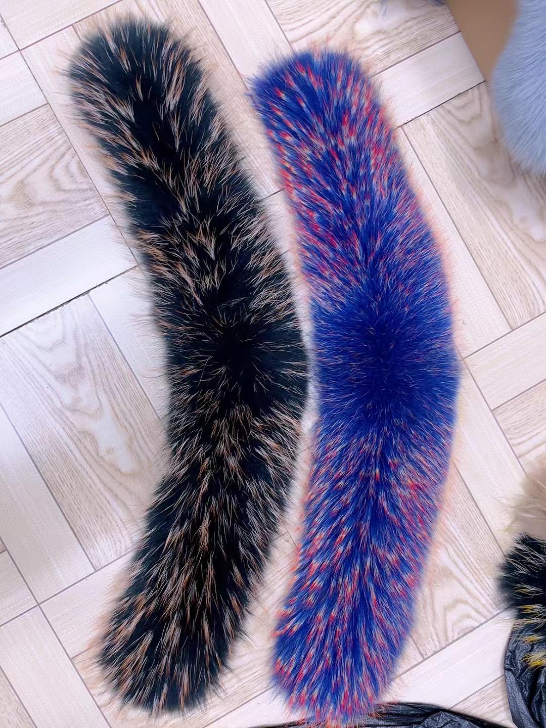 真毛毛领帽子领通用款(以直播间为准)