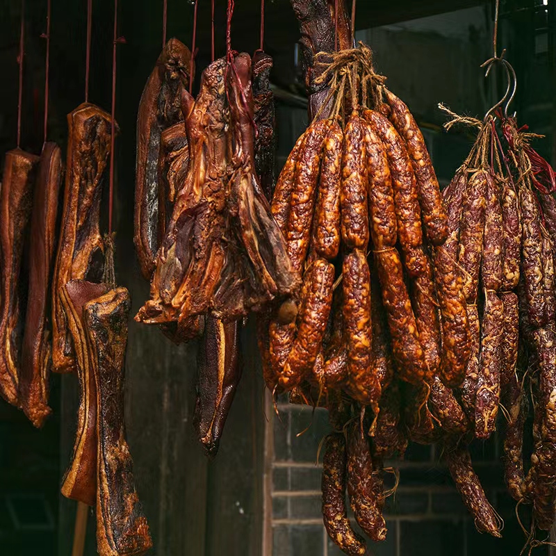 【试吃装】【跑山散养土猪】恩施土家腌制柴火烟熏腊肉特产地道的美味