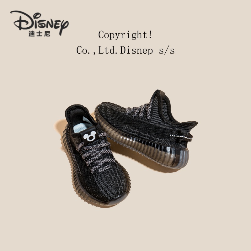 迪士尼童鞋飞织椰子鞋时尚百搭春秋潮鞋透气网面运动鞋男童女童商品图