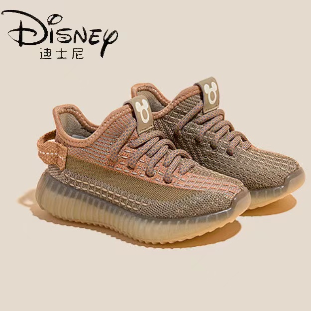 Disney/迪士尼儿童鞋飞织男女童潮鞋夏季运动休闲鞋网面透气百搭