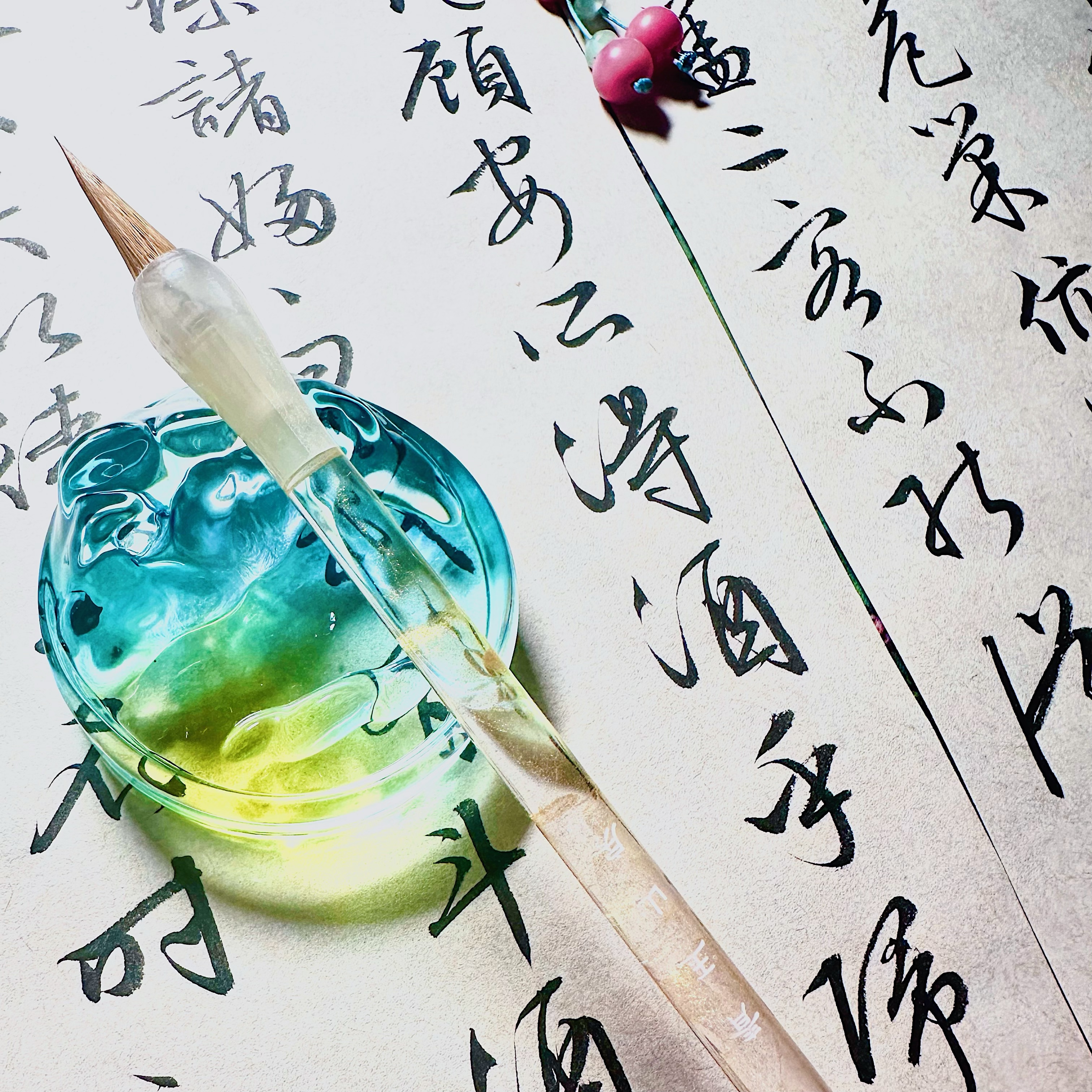 青玉山房【同淋雪】 纯狼毫 出锋2.3 口径0.7软糯易铺毫