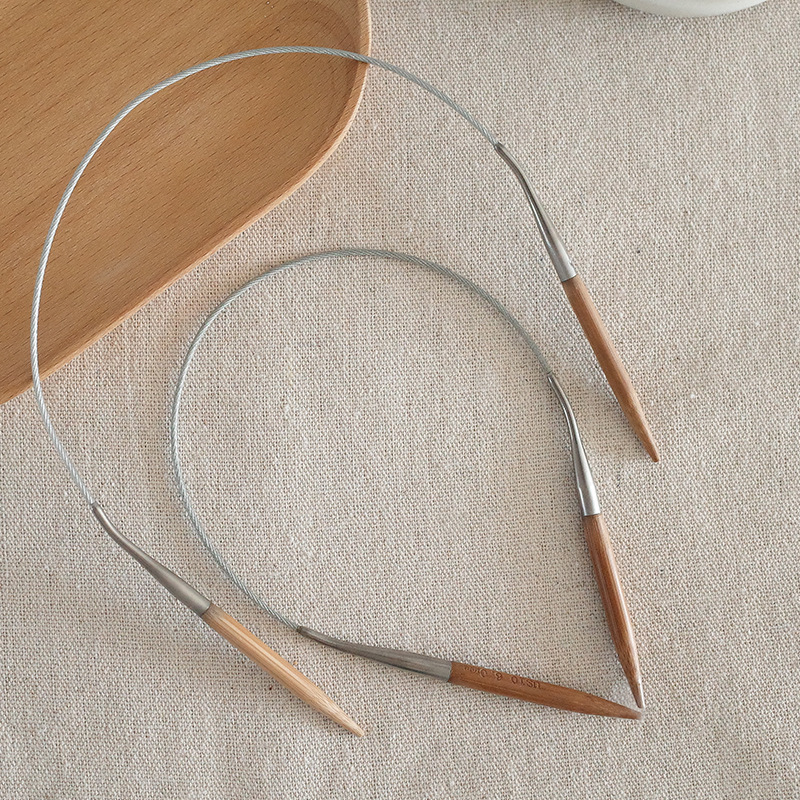 40cm长度炭化环形针环形针毛衣针织袖子短环针手工编织织袜子针