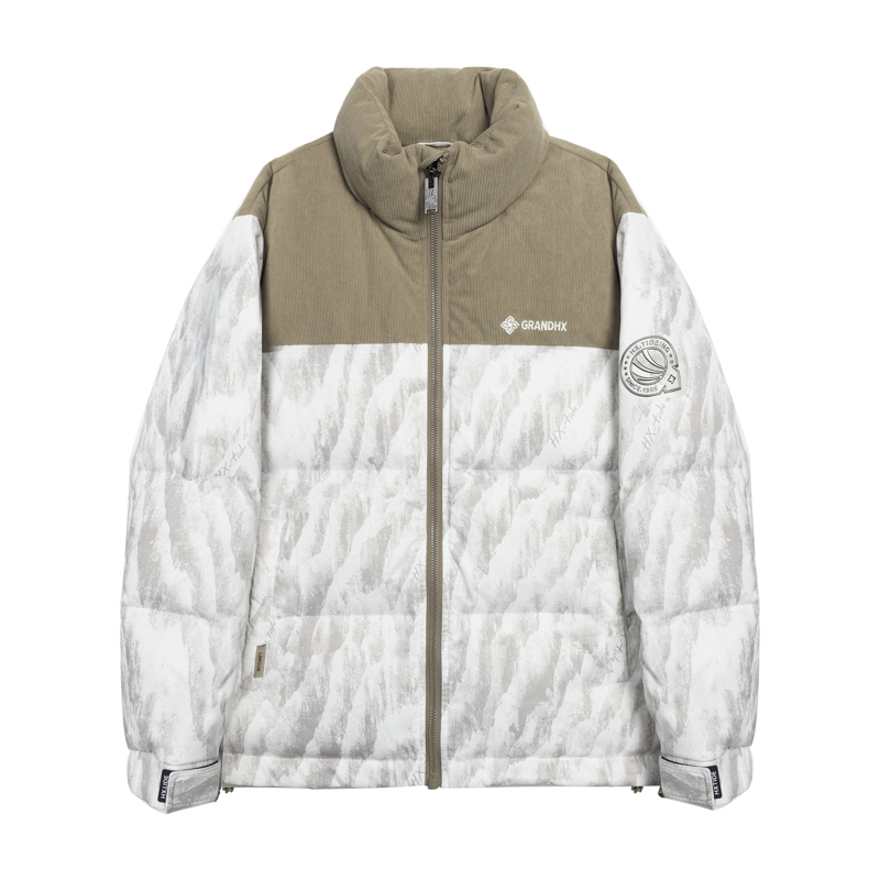 【胡轩推荐】潮流冬季蓄热款立领短款羽绒服/S100444103101百搭男