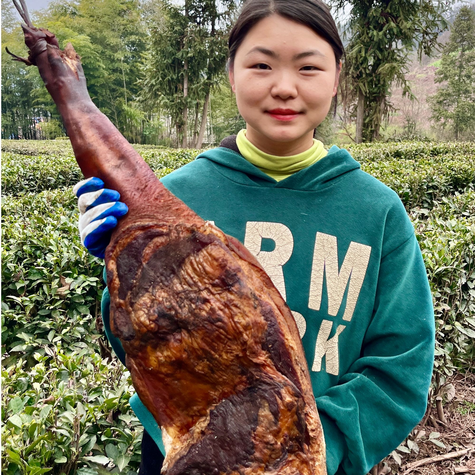 3号链接恩施农村高山粮食猪腊肉（现场称重）正宗农家土猪喂养熏制