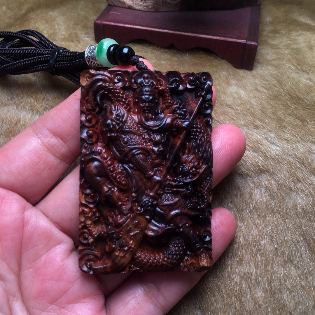 海南黄花梨   关公 461牌子