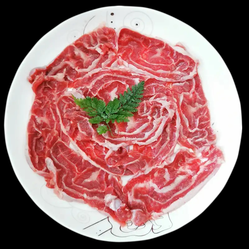 潮汕鲜牛肉切片潮汇平记手工现切脚趾