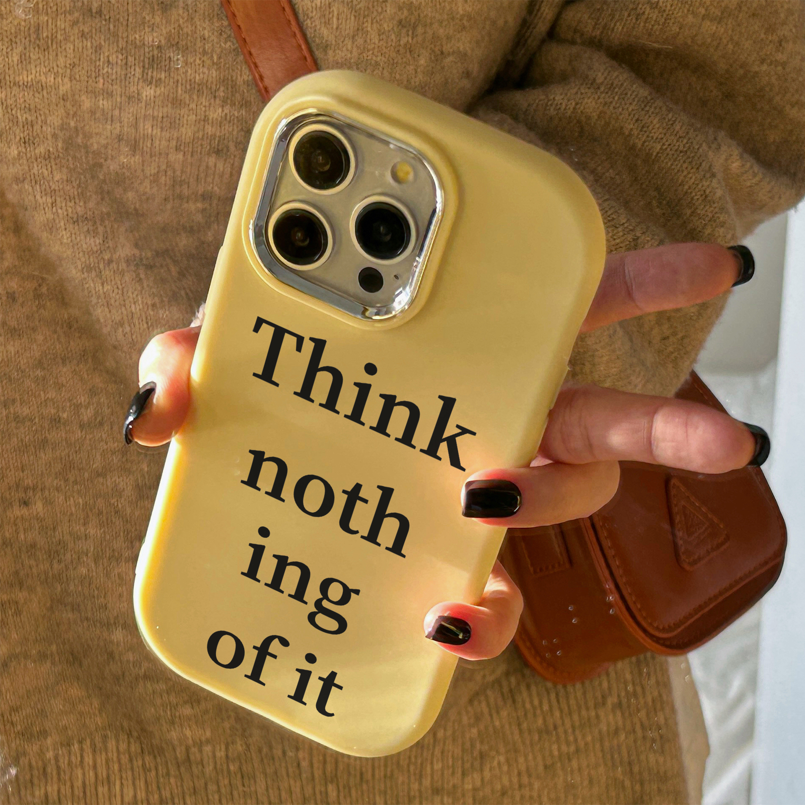 简约英文苹果15手机壳14promax卡通7/8plus软胶13/12/11/xr潮mini