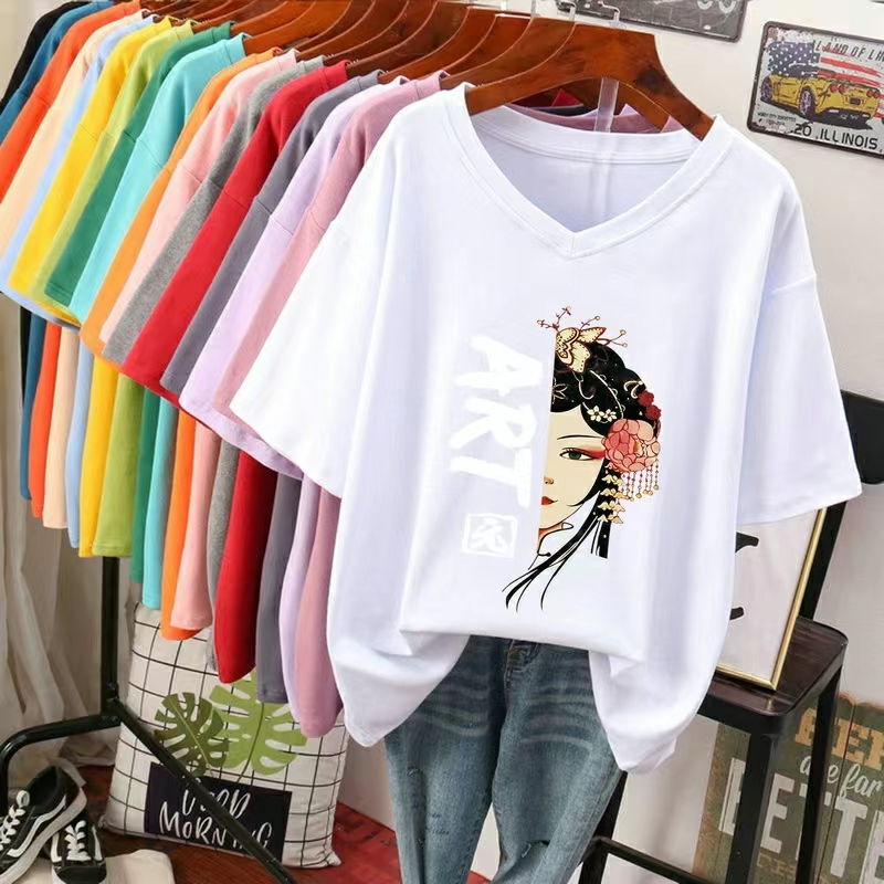 大码t恤百搭夏季