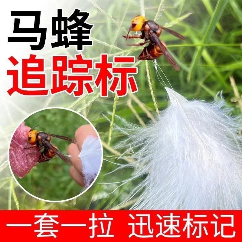 蜂标野外追踪马蜂标记马蜂虎头蜂红娘胡蜂找蜂群超轻零重力自动