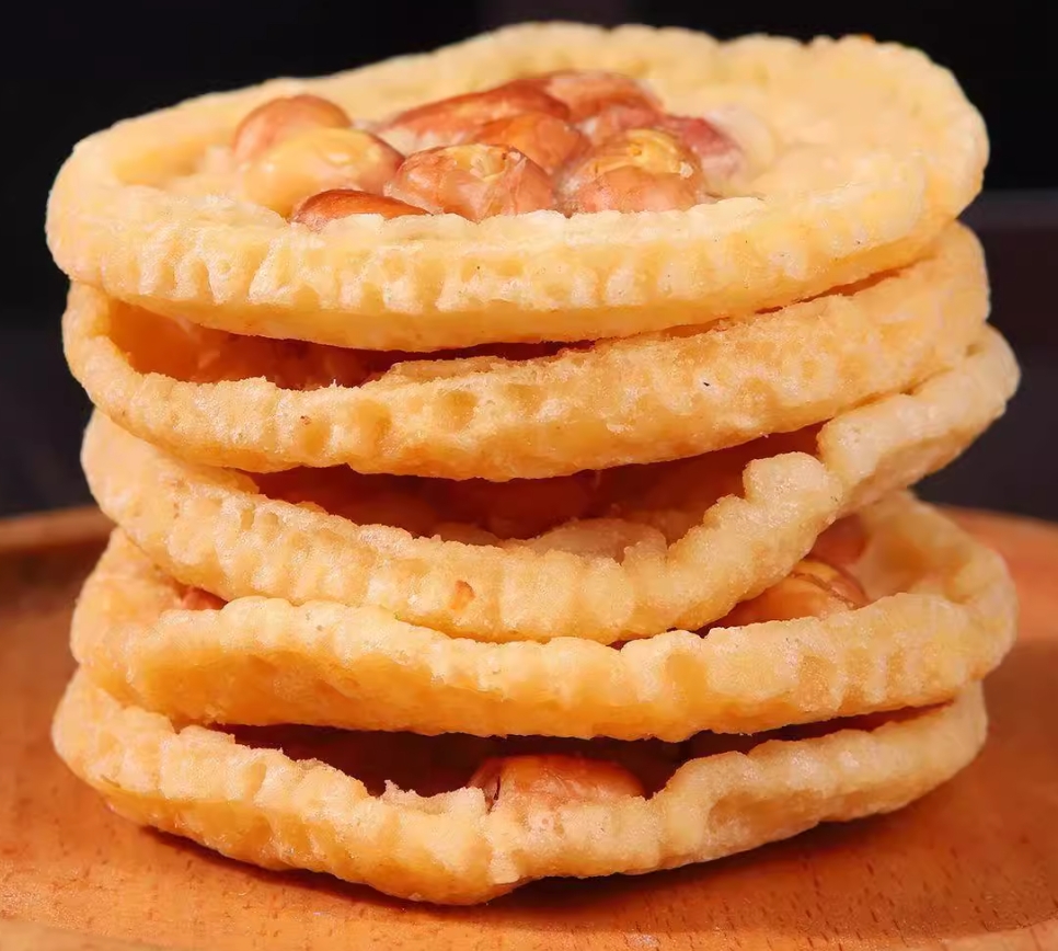 永新花生饼月亮饼永新特产干货家乡纯手工吉安特产嘎嘣脆现做现发