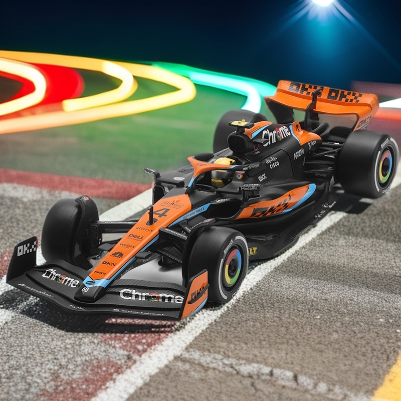 【贴地飞行】1:24 F1迈凯伦MCL60方程式赛车81号涂装合金静态车模