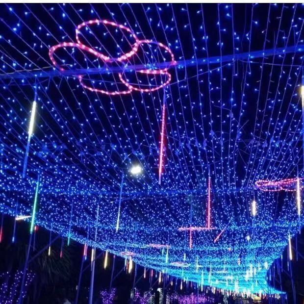 LED灯超快发货太阳能灯串串灯满天星高品质防水家用房间星星灯