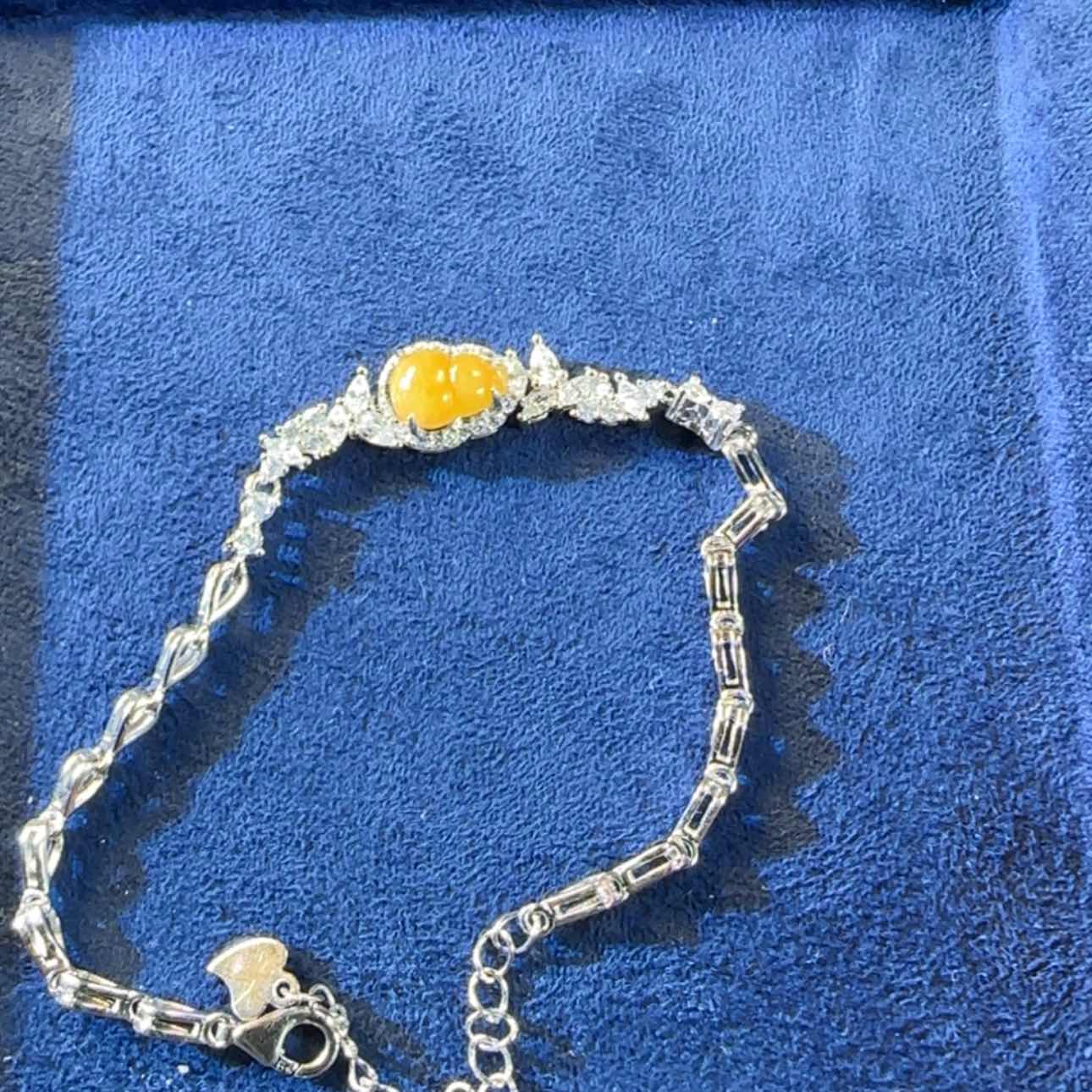 【闪购商品】翡翠手链银S925镶嵌