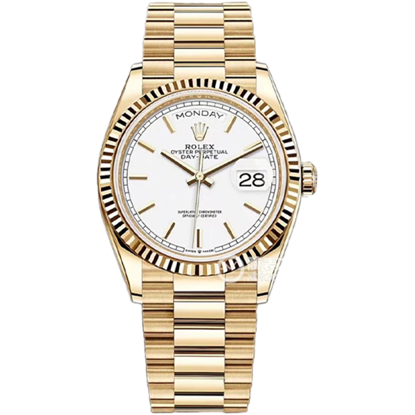 99新 Rolex/劳力士 老佛爷/劳力士128238/自动机械/24年全套/36mm