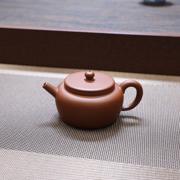 张大明 ｜ 桑扁壶 朱泥 全手工制作 140cc