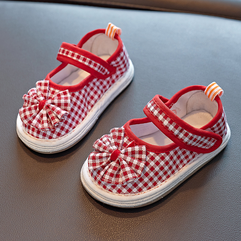 儿童手工布鞋婴幼儿老北京千层底鞋子女童小童1-3岁2单鞋春A72