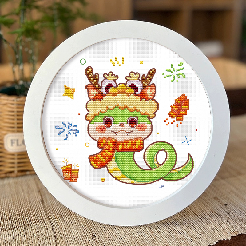 春天十字绣十二生肖新款卡通初学者手工自己绣小件学生简单礼物