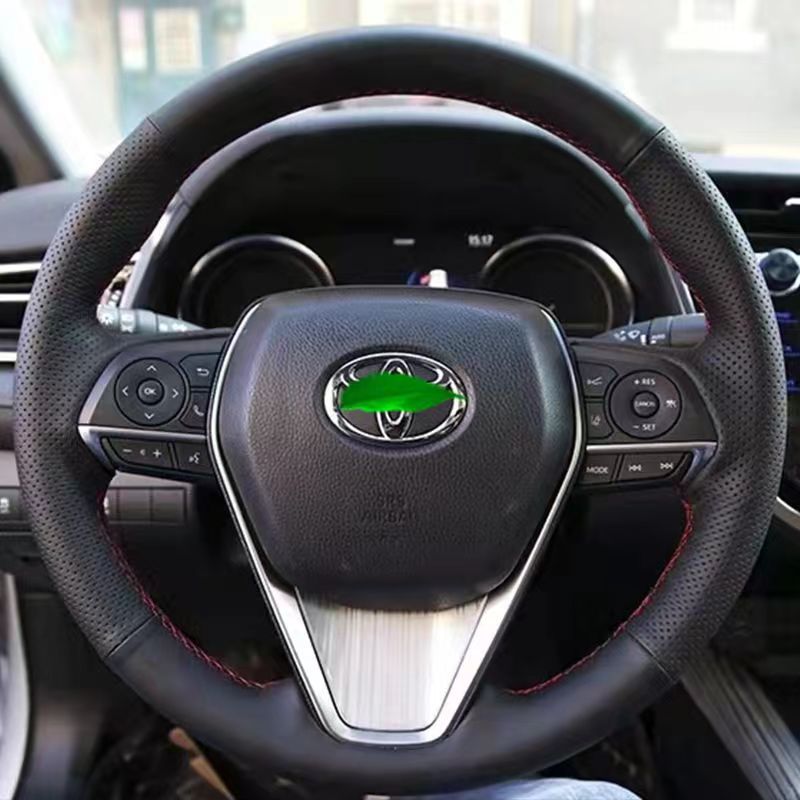 丰田真皮方向盘套手缝卡罗拉雷凌凯美瑞亚洲龙威兰达锐志威驰花冠