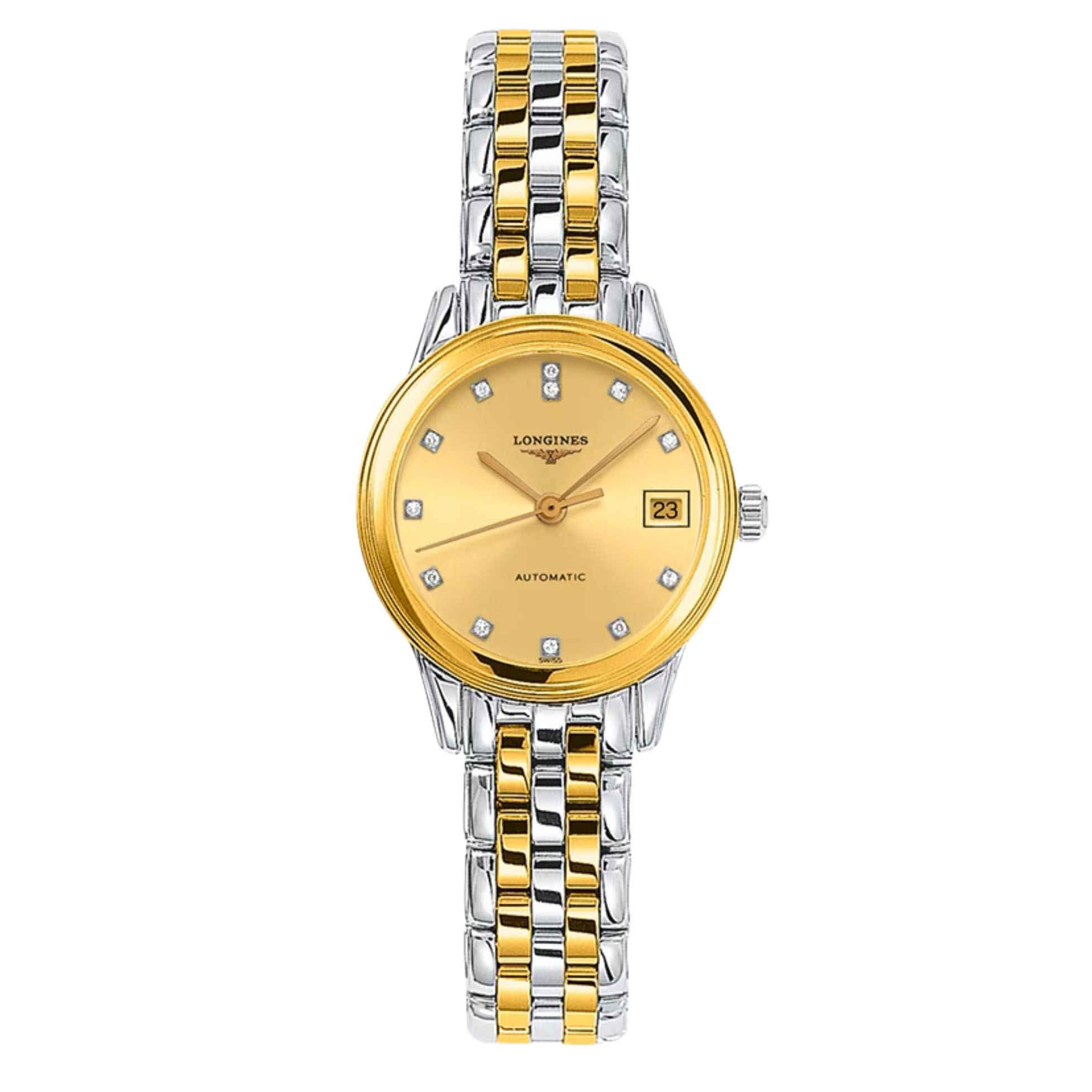 99新 Longines/浪琴 余/军旗274金钻金盘/23全/公价16000/26表径