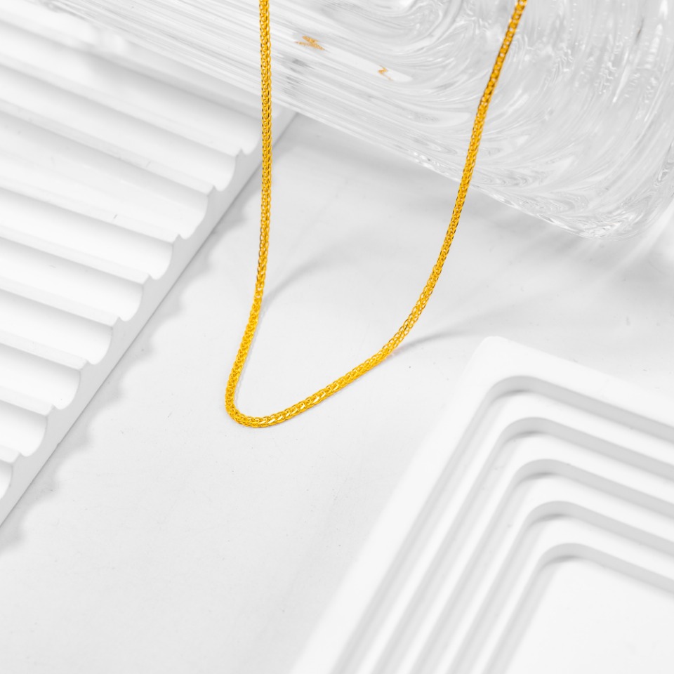 链子足银 小小肖邦项链 