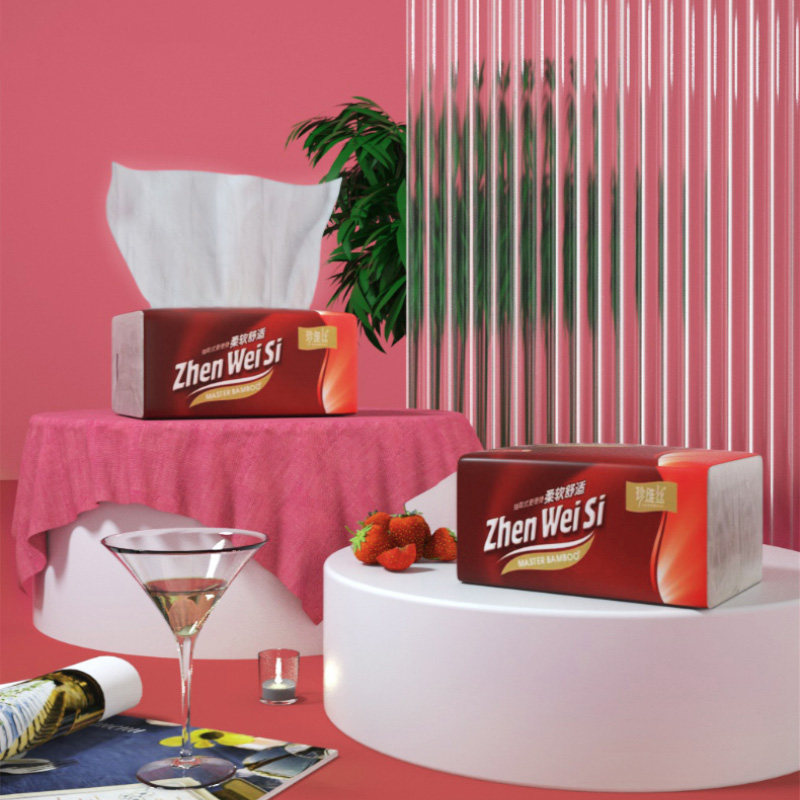 珍维丝柔软抽纸/细腻亲肤/柔感加倍/无尘0荧光剂/母婴适用