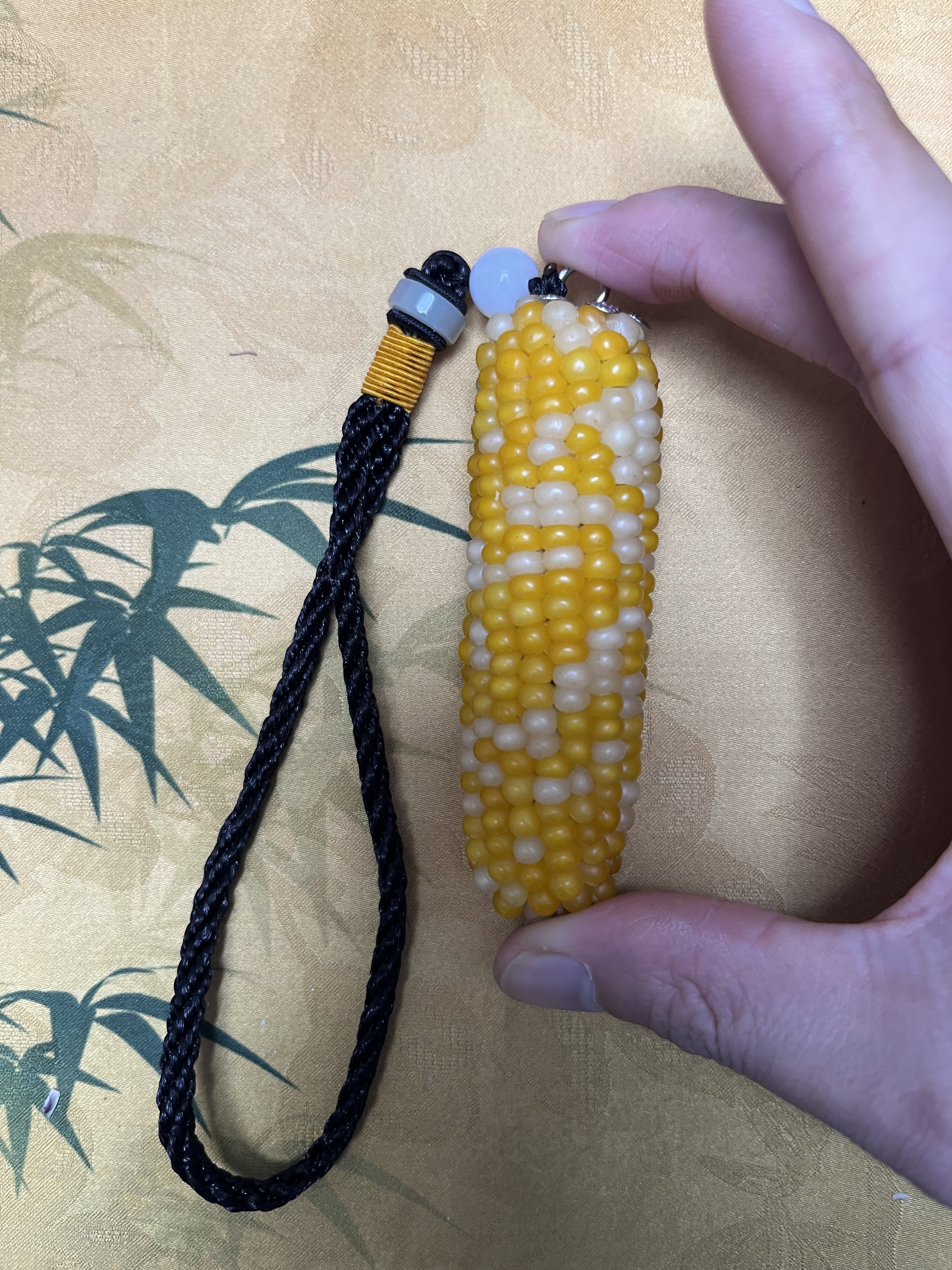 一物一拍 文玩玉米成品 车挂件钥匙 创意礼品  直播链接五