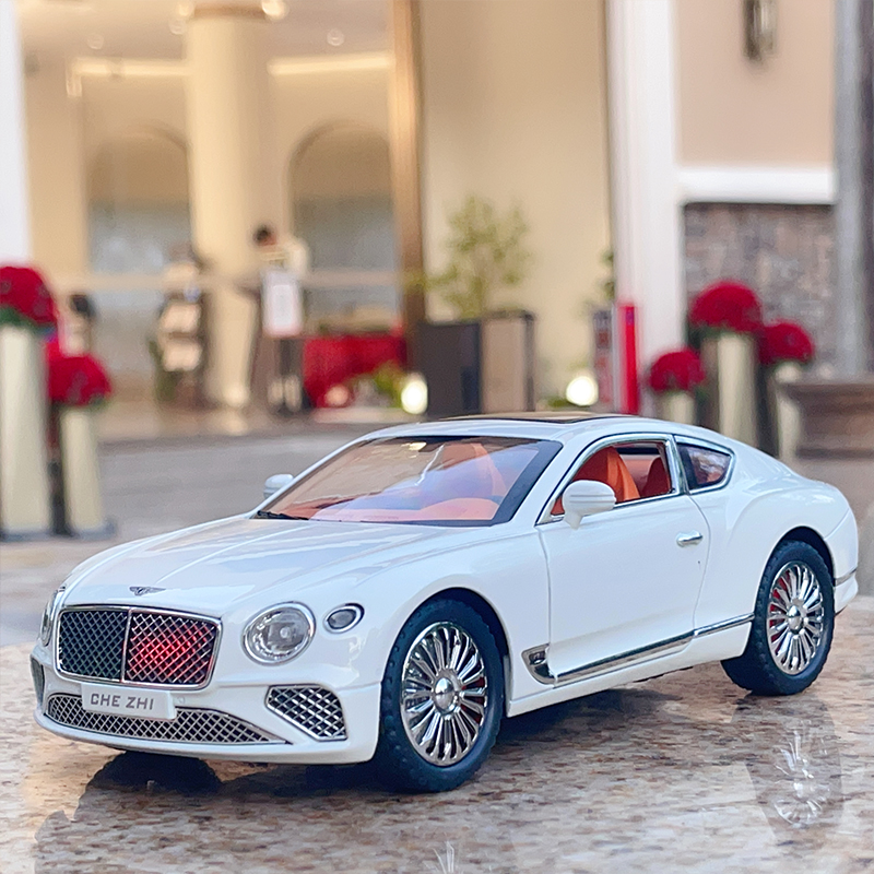 宾利欧陆GT汽车模型1:24仿真合金大号儿童玩具小汽车跑车摆件礼物