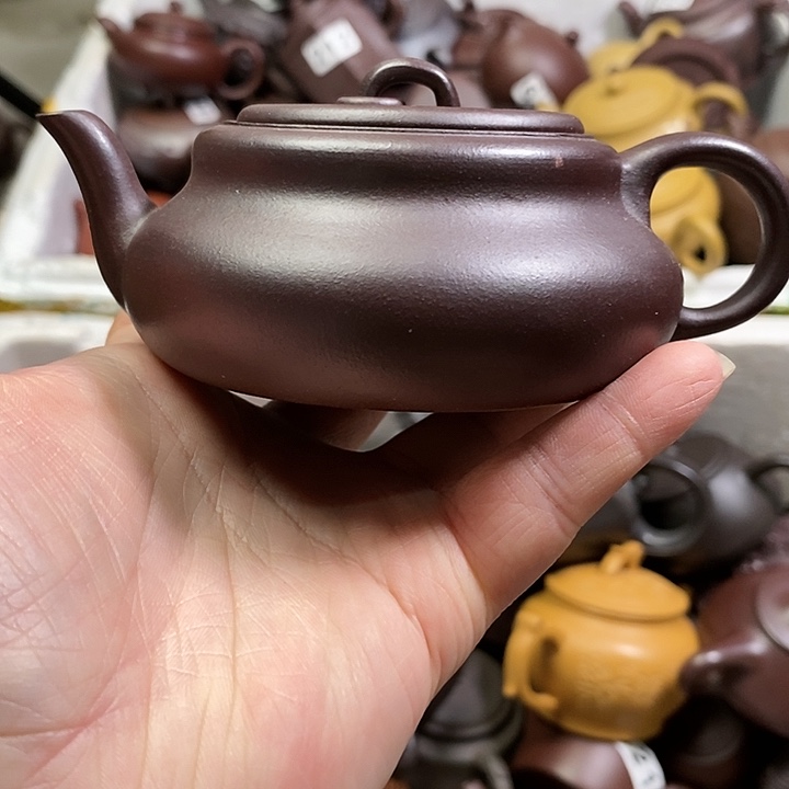 紫砂茶壶花泥微瑕