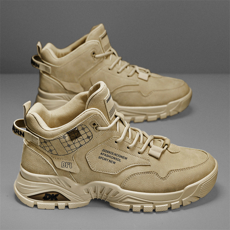 冬季回力休闲男鞋高帮休闲鞋新款潮流百搭工装运动板鞋子男