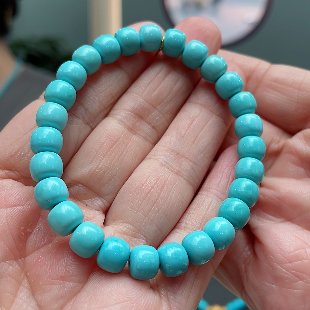 绿松石手串未镶嵌