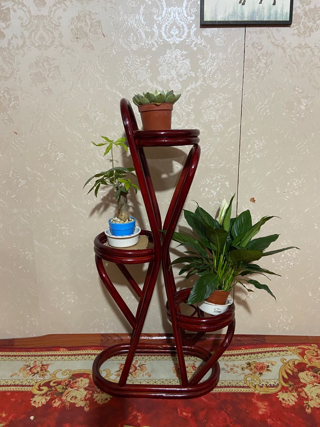 真藤花架阳台室外客厅藤编植物花架印尼真藤
